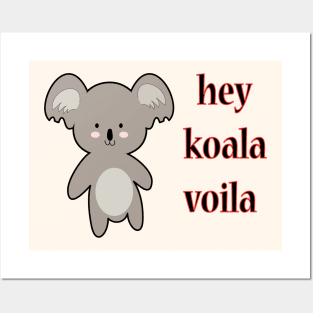 cute funny koala Posters and Art